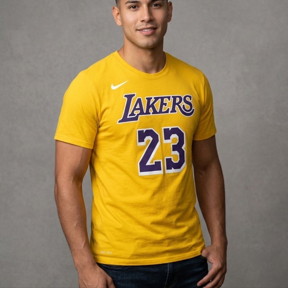 Nike Men's Yellow Lakers Jersey